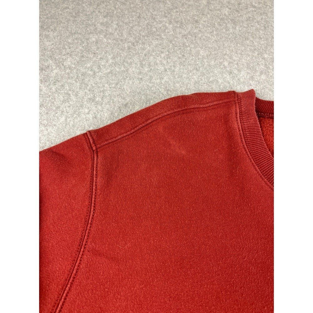 Eddie Bauer Sweatshirt Mens XL Tall Red Crewneck Graphic Sport Shop Seattle USA - Picture 4 of 8